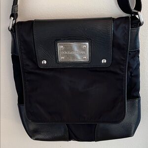 Dolce & Gabbana Black Messenger Bag